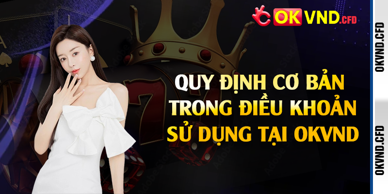 Quy định cơ bản trong điều khoản sử dụng tại OKVND